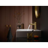 Mitigeur lavabo TALIS E  110 CH3 CoolStart avec tirette et vidage - finition aspect doré poli Réf. 71713990