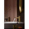 Mitigeur lavabo TALIS E  110 CH3 CoolStart avec tirette et vidage - finition aspect doré poli Réf. 71713990