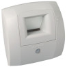 Bouche hygroréglable wc W13 Bahia Curve S - 5-30 m3/h - diamètre 125 mm - avec détection de présence - blanc Réf. 11015474