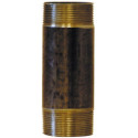 Mamelon 530 tube soudé filetage conique longueur 60mm noir D26x34 réf 530026060N