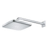 Ensemble douche de tête et bras 380 mm, 1 jet  Chromé REF.26687000