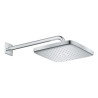 Ensemble douche de tête et bras 380 mm, 1 jet  Chromé REF.26687000