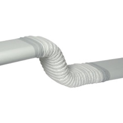 Filet Minigaine blanc 2m raccord souple minigaine équivalent D12511023009