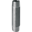Mamelon 530 tube soudé filetage conique longueur 60mm galva D40x49 réf.530G6040