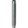 Mamelon 530 tube soudé filetage conique longueur 60mm galva D40x49 réf.530G6040