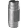 Mamelon 530 tube soudé filetage conique longueur 60mm galva D40x49 réf.530G6040