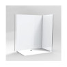 Pack 2 panneaux muraux DECOFAST Extra large 900x2000 et 1200x2000 et profilés inclus assortis Blanc satiné réf. 400319