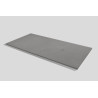 RECEVEUR BASE BETON 80 CEMENTO (160x80). Bonde standard. Grille inox. Possible rebord. Découpe sur-mesure. Réf: 53009452