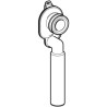 Siphon pour urinoir - sortie apparente - diamètre 50 mm - blanc alpin Réf. 152.951.11.1