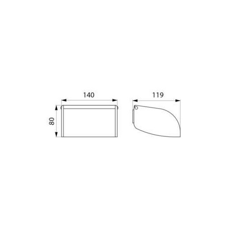 Porte-papier WC Inox satiné à rouleau réf. 510567