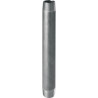 Mamelon 530 tube soudé filetage conique longueur 60mm galva D12x17 réf.530G6012