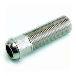 Douille longue nickelée mâle à visser à joint sphéro conique 1/2 L76mm réf. 595504