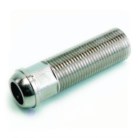 Douille longue nickelée mâle à visser à joint sphéro conique 1/2 L76mm réf. 595504
