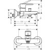 Mitigeur bain/douche noir mat Réf.71440670