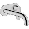 Mitigeur lavabo Vernis Blend  encastré mural, bec 207 mm Chromé Réf. 71576000