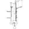 Set de douche HG Raindance Select S 120/Unica'E 1.50 m réf. 27646000