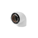 Coude 80-125 aluminium/PVC nouveau Sékurit 87° Réf. 229521