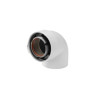 Coude 80-125 aluminium/PVC nouveau Sékurit 87° Réf. 229521