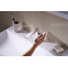 Mitigeur lavabo 110 Tecturis E  Fine CoolStart, bonde Push-Open Chromé Réf. 73020000