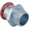 Jonction filetée D12-3/8mm, acier carbone Réf 21701