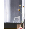 Mitigeur  lavabo TALIS E  110 CH3 CoolStart avec tirette et vidage Blanc mat Réf. 71713700