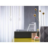 Mitigeur  lavabo TALIS E  110 CH3 CoolStart avec tirette et vidage Blanc mat Réf. 71713700