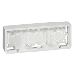 Cadre saillie Mosaïc pour support réf. 802 53 prof 40 mm 6/8 ou 3x2 modules horizontaux Ref.080286