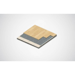 Plancher Rayonnant Electrique Soleka Parquet flottant Version foil chauffant Trame 5m² Puissance 100W Réf. 120389