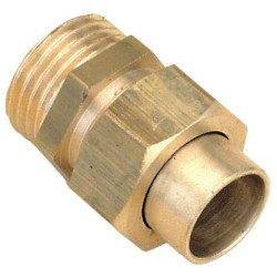 Raccord union 3 pièces droit mâle26/34-28 8341Gcu (sachet de 5 pièces) ALTECH