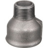 Mamelon réduit 246R fonte malléable noir femelle-mâle 50x40 réf.246050040N