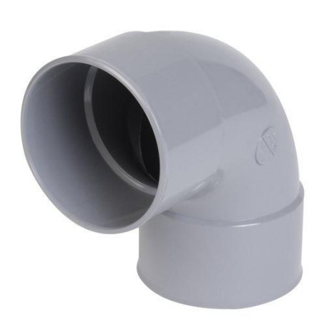 Coude femelle femelle 87°30 simple diamètre 63mm UCL88