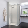 Revêtement prêtàposer wedi Fundo Top pour wedi Fundo Riolito neo, format 1800x900x6mm en coloris Stone gris, matériau minéral aspect pierre naturelle Réf : 072020502