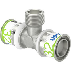 Té à sertir filetage mâle S-Press PLUS 32-R3/4''-32 Réf. 1070594