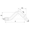 Clarinette SP5086V à sertir pour tube cuivre pression, mâle-femelle D18 réf 6671500
