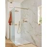 Panneau de revêtement mural Panostyle 120 x 255 cm Marbre blanc brillant Réf. E66120-D72