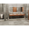 Mitigeur lavabo électronique VERNIS BLEND avec pré-réglage de la température sur batterie Chromé Réf. 71502000