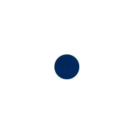 Colonne Alterna PLENITUDE H160cm 2 portes L35cm P38cm bleu indigo chant doré et poignée dorée