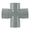 Culotte femelle femelle 87°30 double parallèle diamètre 40mm RH188