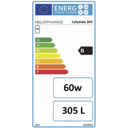 Chauffe eau solaire indiviel sous pression Heliofrance kit 23 + ardoises réf: kit23a