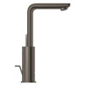 Mitigeur monocommande lavabo taille L Lineare Hard Graphite brossé Réf. 23296AL1