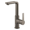 Mitigeur monocommande lavabo taille L Lineare Hard Graphite brossé Réf. 23296AL1