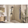 Mitigeur de lavabo encastré mural HG Metropol bec 225 mm poignée manette réf. 32526000
