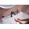 Mitigeur lavabo 110 Tecturis S Fine CoolStart, bonde Push-Open Noir mat Réf. 73320670