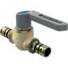 Robinet à boisseau sphérique en laiton avec poignée Mepla diamètre 20mm réf 612061002