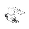 Robinet à boisseau sphérique en laiton avec poignée Mepla diamètre 20mm réf 612061002