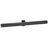 Porte serviette double ARSIS en aluminium epoxy anthracite Réf. 049712