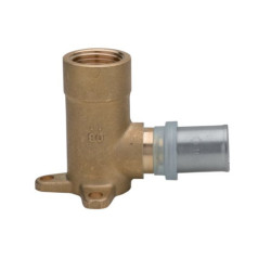 Coude femelle avec bride Altech 26x3/4 (x2) pour tube multicouche