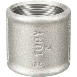 Manchon taraudage droite/gauche 271 fonte malléable galvanisée femelle 33x42 réf.271G33