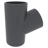Culotte simple SMU+ 67°30 en fonte diamètre nominal 75-75mm Réf. 155343 PAM