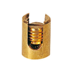 Borne pour isolateur porcelaine nu - capacité 75 mm² - conducteurs Ø 6 à 12 mm Réf.34384